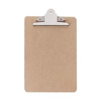 10 stuks Portable A4/A5 houten schrijven clip board bestand hard Board met Batterfly clip grootte: A5 type: 3mm dik - thumbnail