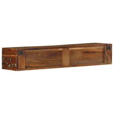 Tv-meubel wandmontage 100x30x19 cm massief gerecycled hout