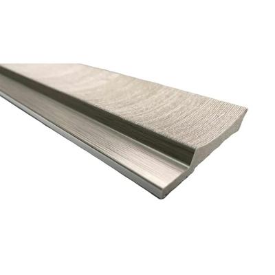 Wandpaneel Grace Grijs Eindlat Links 270x6.8x1.2cm