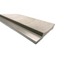 Wandpaneel Grace Grijs Eindlat Links 270x6.8x1.2cm - thumbnail