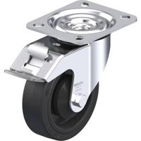 Blickle L-POEV 100KA-FI Zwenkwiel met rem Wieldiameter: 100 mm Draagvermogen (max.): 200 kg 1 stuk(s) - thumbnail