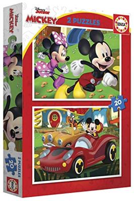 Puzzel Educa Mickey Mouse Fun House 2 x 48