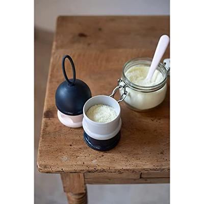 BEABA Stapelbare melkdispenser (donkerblauw + grijs + roze)