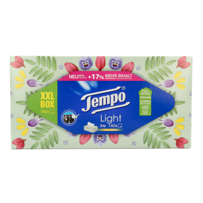 Tempo Tissue box XXL 3-laags 140 Stuks