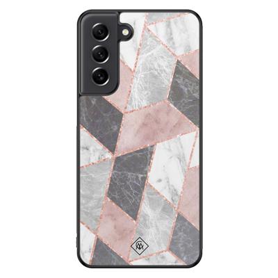 Samsung Galaxy S21 FE hoesje - Stone grid