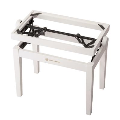Konig & Meyer 13710 pianobank mat wit (zonder zitting)
