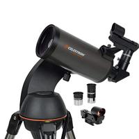Celestron 22087 NexStar 90SLT-Mak draagbare geautomatiseerde Maksutov-Cassegrain-telescoop met vorkarmmontering, accessoirehouder en 'Starry Night' Special Edition-software, Grijs - thumbnail