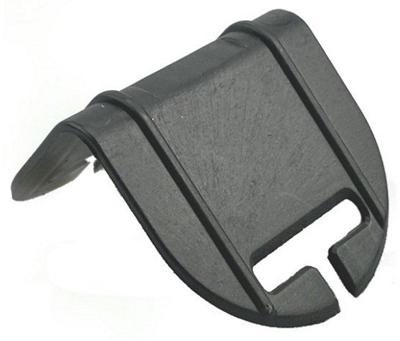 Kunststof hoekbeschermers zwart 22 x 41 mm (max. bandbreedte x vleugelbreedtes) met t-gap