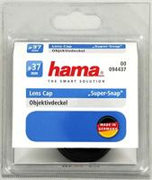 Hama Lensdop voor 37 mm lens (klemmechanisme in oppervlak, Super Snap) zwart - thumbnail