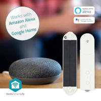 SmartLife Gordijnrobot | Kabelsysteem | Paneelgordijnen / Rolgordijnen / Vouwgordijnen | Solar Powered / USB Gevoed | 2000 mAh | Bluetooth® | Wit - thumbnail