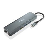 Aisens ASUC-5P011-GR USB-hub, grijs, 1 stuk - thumbnail