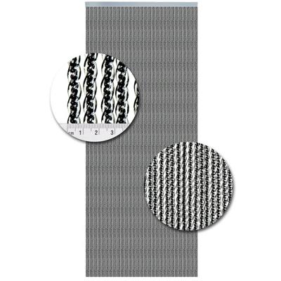 Vliegengordijn Kunststof Venetie Zwart - 92cm x 210cm