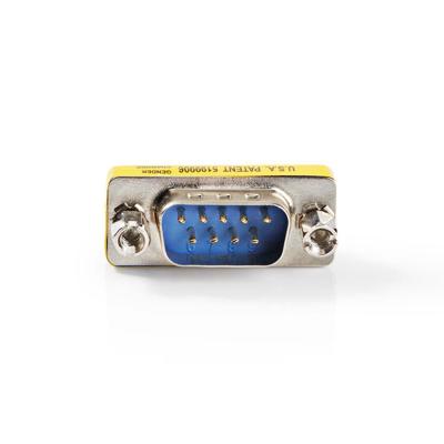 D-Sub-koppeling | D-Sub 9-pins male - D-Sub 9-pins male | Metaal - thumbnail