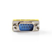 D-Sub-koppeling | D-Sub 9-pins male - D-Sub 9-pins male | Metaal - thumbnail