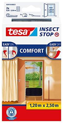 tesa COMFORT 55910-00021-00 Vliegenhor voor deur (b x h) 1200 mm x 2500 mm Antraciet 1 stuk(s) - thumbnail