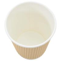 VidaXL Papieren koffiekopjes 500 st 8oz 200 ml bruin - thumbnail
