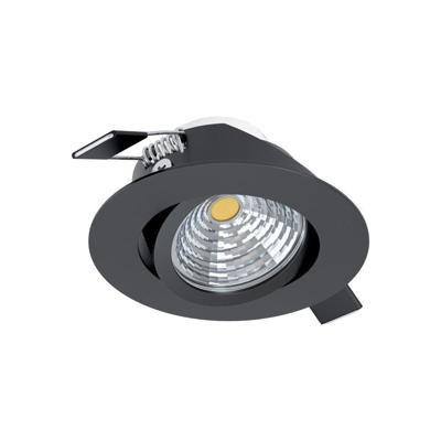 Eglo Richtbare led spotSaliceto rond - 6w - 2700K zwart - 98609