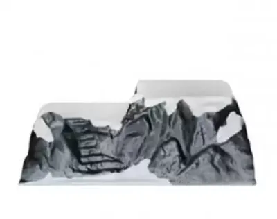 Kerstdorp landschap mini dorp 42x25 cm My Village - My village