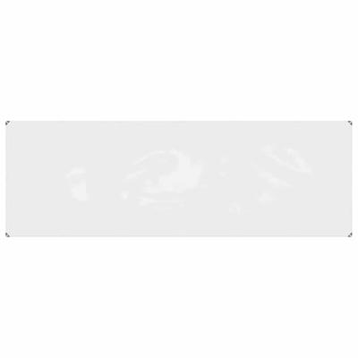 VidaXL Doorzichtig zeildoek met zeilringen 1x3 m pvc