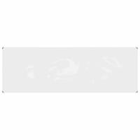 VidaXL Doorzichtig zeildoek met zeilringen 1x3 m pvc - thumbnail