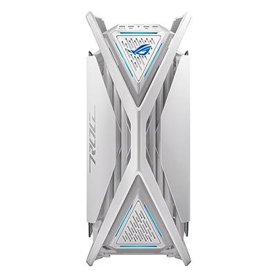Asus GR701 ROG Hyperion White Midi-tower Gaming-behuizing Wit 4 voorgeïnstalleerde ventilators, Geïntegreerde verlichting, Stoffilter Asus GR701 ROG Hyperion White Midi-tower Gaming-behuizing Wit 4 voorgeïnstalleerde ventilators, Geïntegreerde verlichting, Stoffilter
