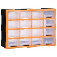 VidaXL Organiser met 16 medium lades 52x16x37 cm - thumbnail