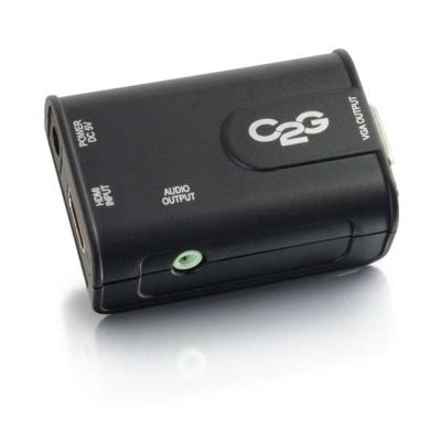 C2G 81699 tussenstuk voor kabels HDMI HD15, 3.5mm Zwart