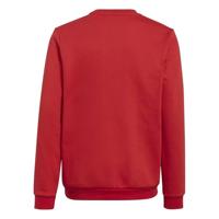 adidas Entrada 22 Crew Sweater Kids Rood Wit - thumbnail