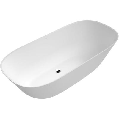 Villeroy & Boch Theano vrijstaand duobad - 175x80cm - kunststof quaryl - ovaal - Mat Wit ubq175anh7f200v-rw Villeroy & Boch Theano vrijstaand duobad - 175x80cm - kunststof quaryl - ovaal - Mat Wit ubq175anh7f200v-rw