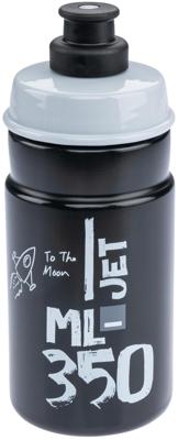 ELITE bidon "jet plus" bottle jet black/grey
