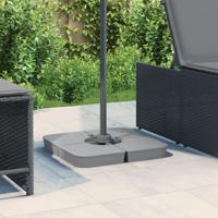 VidaXL 4-delige set parasolvoeten voor kruisvoet parasol 100 kg pp - thumbnail