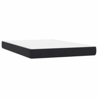 Boxspring met matras fluweel zwart 140x210 cm - thumbnail