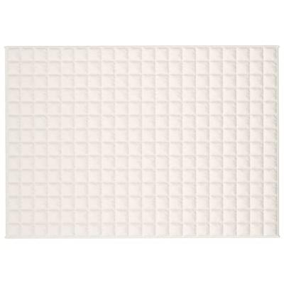 Verzwaringsdeken 137x200 cm 10 kg stof lichtcrmekleurig