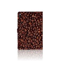Samsung Galaxy Tab S7 FE | S7+ | S8+ Tablet Stand Case Koffiebonen - thumbnail
