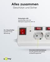 goobay 6-voudige stekkerdoos met schakelaar - thumbnail