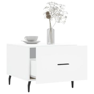 Salontafel 50x50x40 cm bewerkt hout wit