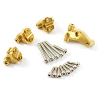 Fastrax TRX-4 Brass Front/Rear link mount set - thumbnail