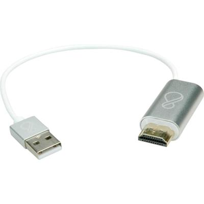 Bachmann O-HDMI-TO-USBC-2 HDMI Adapter Zilver, Wit 0.25 m