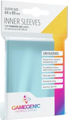 GameGenic - Inner Card Sleeves Transparant (100 stuks)