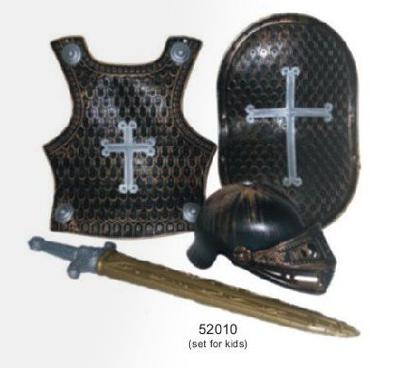 Ridderset zwart voor kinderen