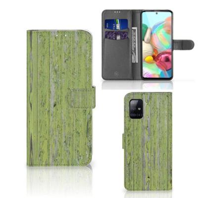 Samsung Galaxy A71 | Book Style Case | Green Wood Samsung Galaxy A71 | Book Style Case | Green Wood