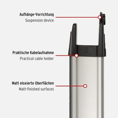 Brennenstuhl Premium-Alu-Line Techniek stekkerdoos 16-voudig Duo zwart 3m H05VV-F 3G1,5 de stopcontacten zijn schakelbaar per 8| afname per 2 -