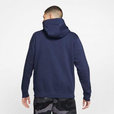 Nike Sportswear Club Fleece Trui Heren Midnight Navy/Midnight Navy/White M