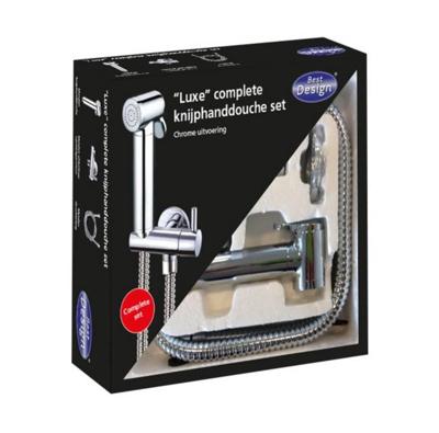 Best Design Chrome Knijp-Bidet Luxe Handdouche Set