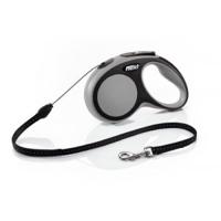 Flexi New COMFORT Hond Intrekbare riem Zwart, Grijs 8 m - thumbnail