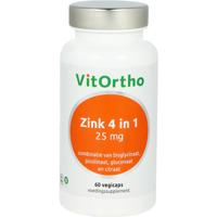 VitOrtho Zink 4 in 1 Vegicaps - thumbnail