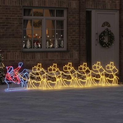 LED Kerstdecoratie Multikleur 69 x 79 cm PVC