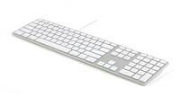 Matias FK318S-EN Wired Aluminium Keyboard for Mac Toetsenbord USB QWERTY, US-Engels, Mac Zilver - thumbnail