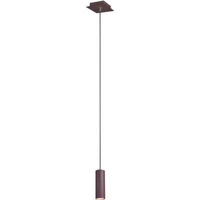 LED Hanglamp Vierkant - Roestkleur Aluminium - GU10 Fitting