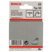 Bosch Accessoires Niet met fijne draad type 58 13 x 0,75 x 6 mm 1000st - 2609200234 - thumbnail